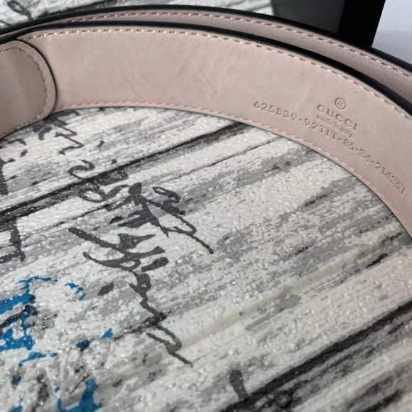 GG Marmont thin belt Style ‎409417 92TLC 9761 main image 6